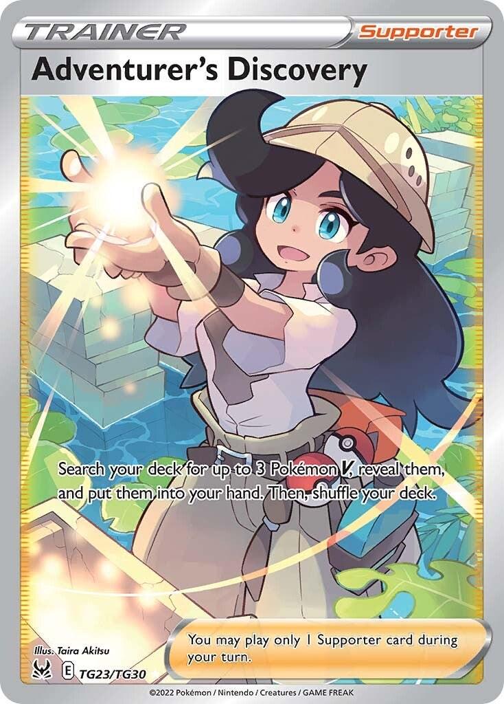 Lost Origin Adventurer's Discovery Pokémon card